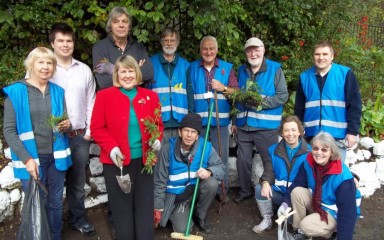 Alsager MP Fiona Bruce joins the volunteers Alsager MP Fiona Bruce joins the volunteers